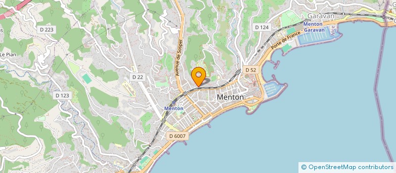 localisation de l'entreprise MONSIEUR MARC TREVISIOL à MENTON
