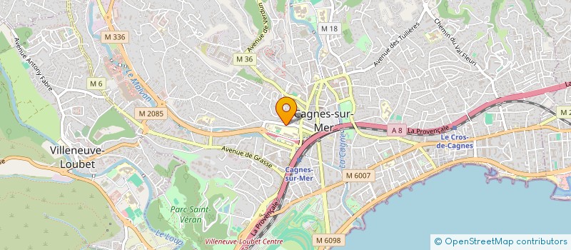 localisation de l'entreprise MONSIEUR MARC TRIBUIANI à CAGNES-SUR-MER