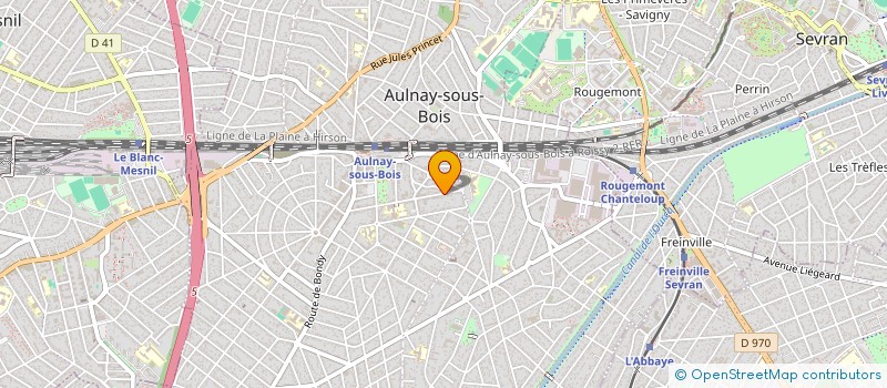 localisation de l'entreprise MONSIEUR MARC TRIGALOU à AULNAY SOUS BOIS