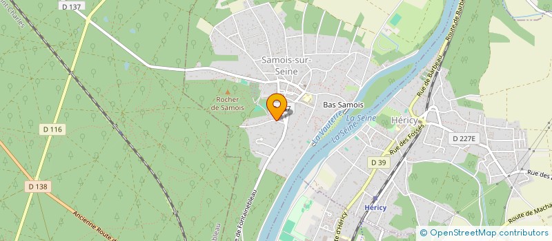 localisation de l'entreprise MONSIEUR MARC TRIVIER  SAMOIS-SUR-SEINE