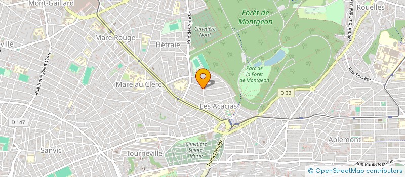 localisation de l'entreprise MONSIEUR MARC TROUILLARD à LE HAVRE