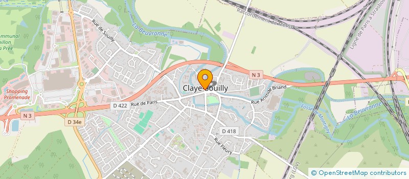 localisation de l'entreprise MONSIEUR MARC TROUILLET  CLAYE-SOUILLY