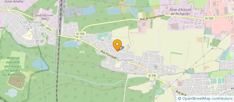 localisation de l'entreprise MONSIEUR MARC TROXLER  RICHWILLER