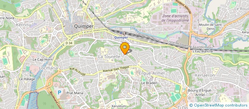 localisation de l'entreprise MONSIEUR MARC TROY à QUIMPER