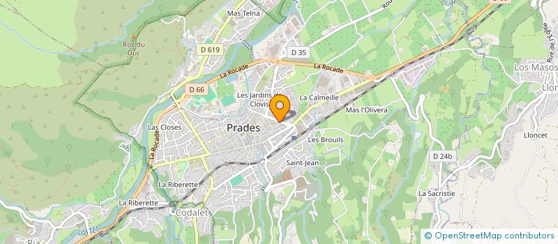 localisation de l'entreprise MONSIEUR MARC TRULLAS à PRADES