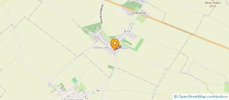 localisation de l'entreprise MONSIEUR MARC TURPIN  VILLERS-LES-CAGNICOURT