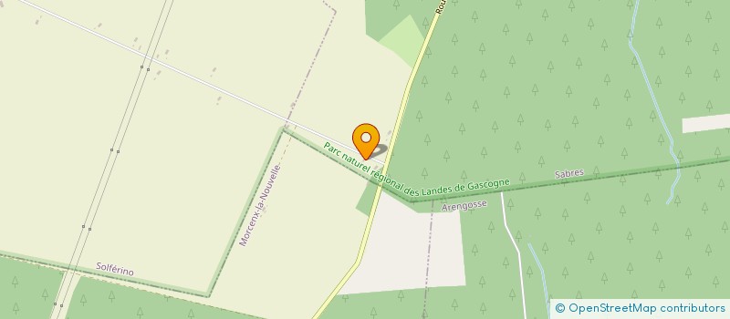 localisation de l'entreprise MONSIEUR MARC URRUTIGOITY  SABRES