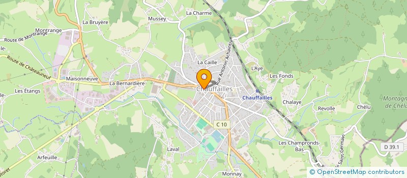 localisation de l'entreprise MONSIEUR MARC VACHERESSE à CHAUFFAILLES