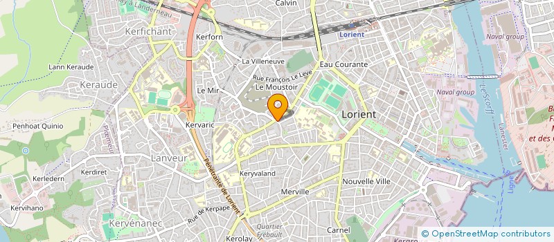 localisation de l'entreprise MONSIEUR MARC VADE  LORIENT