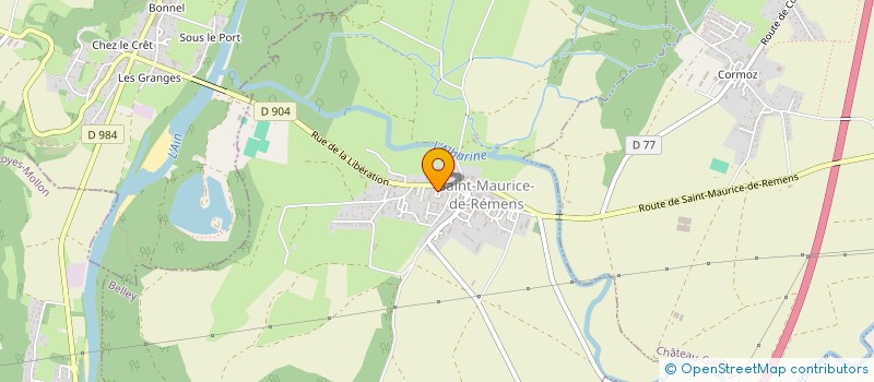 localisation de l'entreprise MONSIEUR MARC VALADAS  SAINT-MAURICE-DE-REMENS