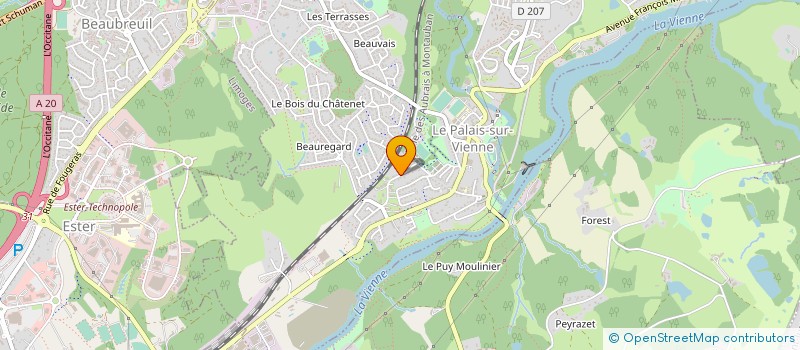 localisation de l'entreprise MONSIEUR MARC VALENZISI à LIMOGES