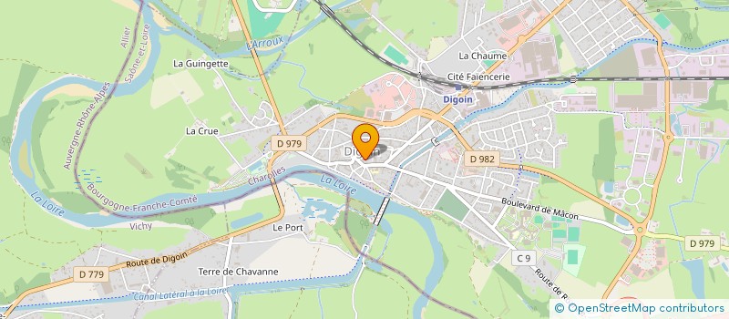localisation de l'entreprise MONSIEUR MARC VALLEE à DIGOIN