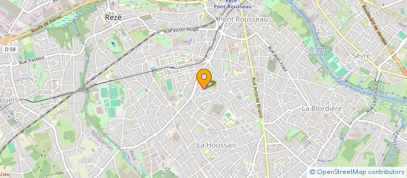 localisation de l'entreprise MONSIEUR MARC VALLETEAU DE MOULLIAC  REZE