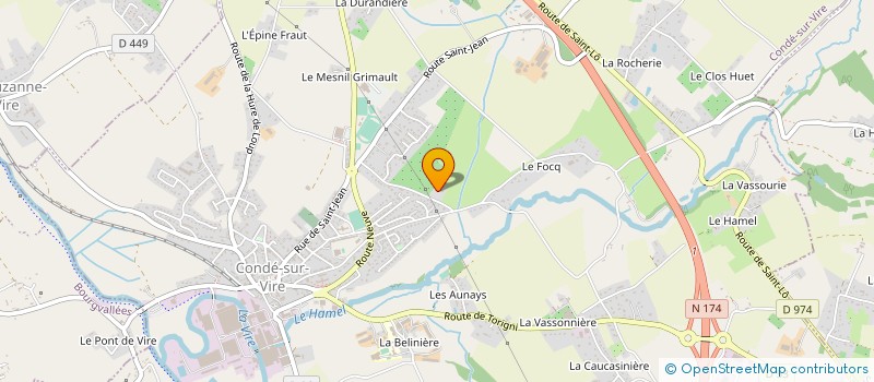 localisation de l'entreprise MONSIEUR MARC VALLETTE  CONDE-SUR-VIRE