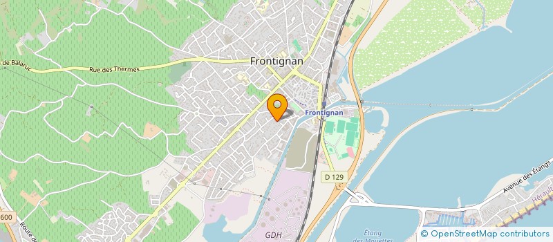 localisation de l'entreprise MONSIEUR MARC VALLON à FRONTIGNAN