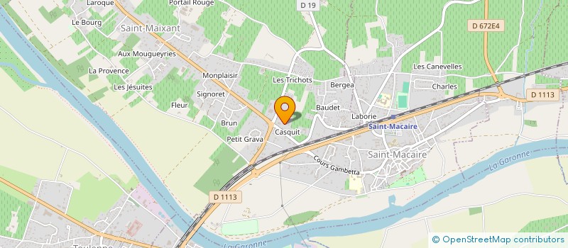 localisation de l'entreprise MONSIEUR MARC VALMONT  SAINT-MAIXANT