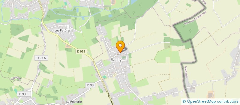 localisation de l'entreprise MONSIEUR MARC VAN LAER  GENECH