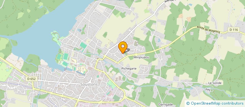 localisation de l'entreprise MONSIEUR MARC VAN RENSBERGEN à SOUSTONS