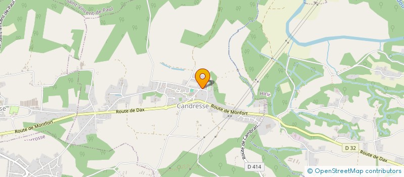 localisation de l'entreprise MONSIEUR MARC VANACKERE  CANDRESSE