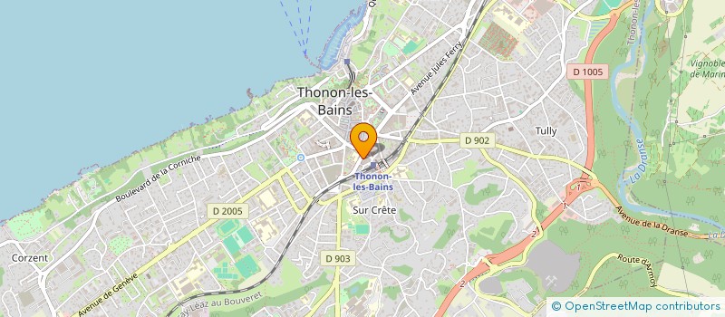 localisation de l'entreprise MONSIEUR MARC VANDERBRECHT à THONON-LES-BAINS