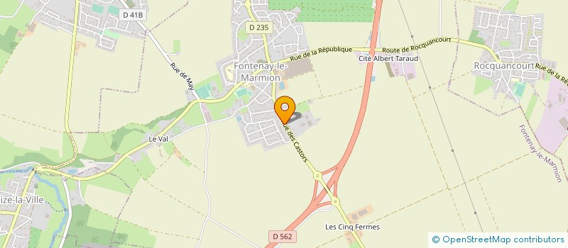 localisation de l'entreprise MONSIEUR MARC VANDERMEERSCH à FONTENAY-LE-MARMION