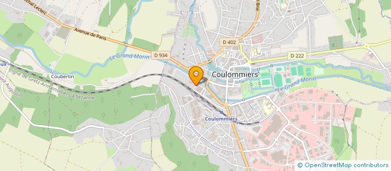 localisation de l'entreprise MONSIEUR MARC VANOVERBERGHE à COULOMMIERS