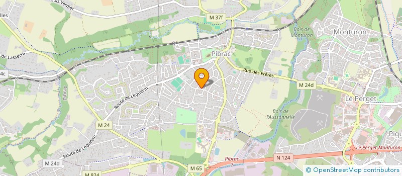 localisation de l'entreprise MONSIEUR MARC VANTHUYNE  PIBRAC