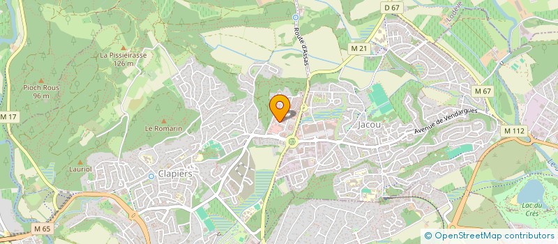 localisation de l'entreprise MONSIEUR MARC VARGAS  CLAPIERS