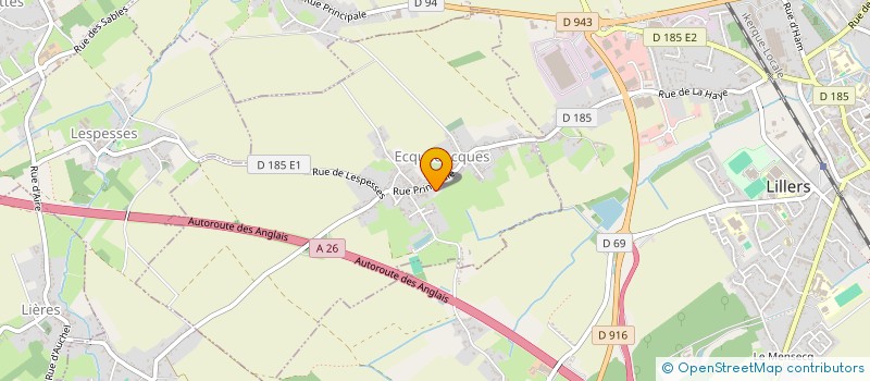 localisation de l'entreprise MONSIEUR MARC VASSEUR  LILLERS