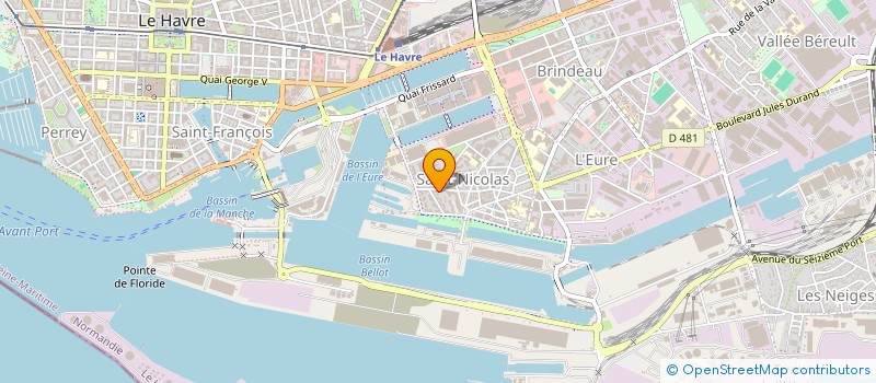 localisation de l'entreprise MONSIEUR MARC VATINEL à LE HAVRE