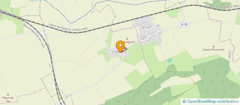 localisation de l'entreprise MONSIEUR MARC VAUCOURT  CHENOIS