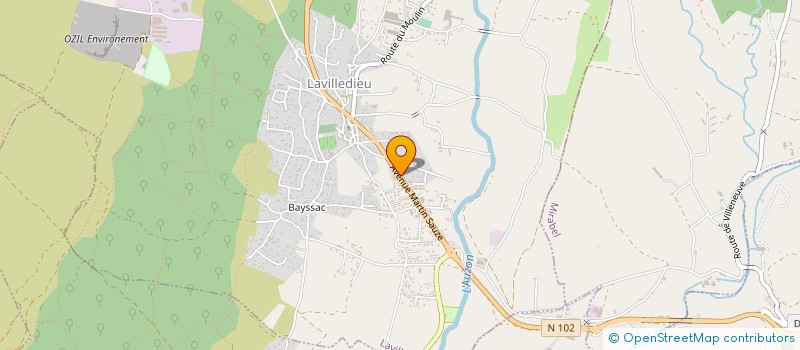 localisation de l'entreprise MONSIEUR MARC VAUDELEAU  LAVILLEDIEU