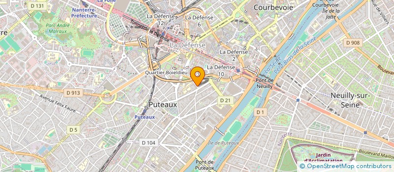 localisation de l'entreprise MONSIEUR MARC VAUDORE à PUTEAUX