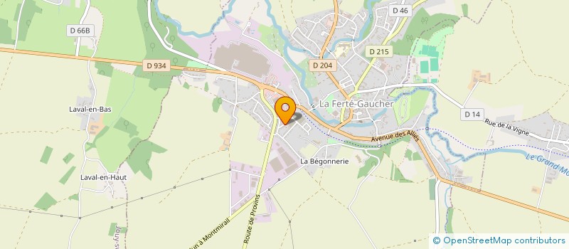 localisation de l'entreprise MONSIEUR MARC VEIL  LA FERTE-GAUCHER