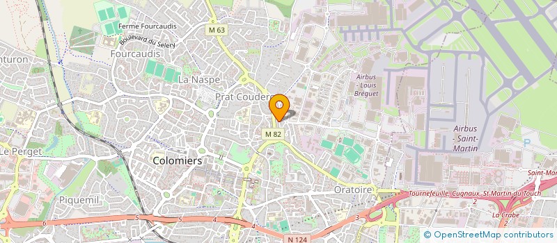 localisation de l'entreprise MONSIEUR MARC VEILLON à COLOMIERS