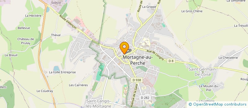 localisation de l'entreprise MONSIEUR MARC VELLAY à MORTAGNE-AU-PERCHE