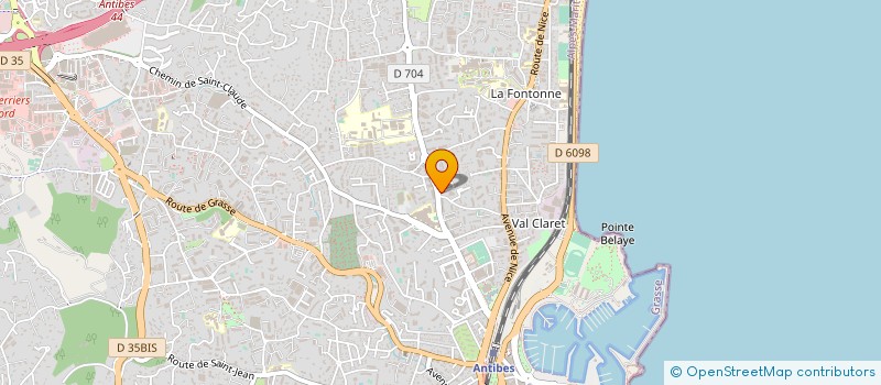 localisation de l'entreprise MONSIEUR MARC VENERONI à ANTIBES
