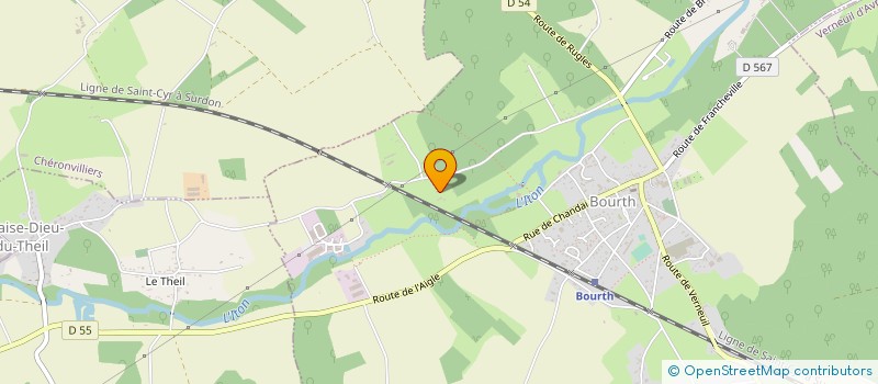 localisation de l'entreprise MONSIEUR MARC VERBERT  BOURTH