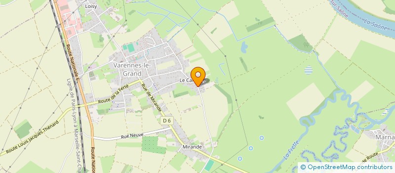 localisation de l'entreprise MONSIEUR MARC VERCELLONE  VARENNES-LE-GRAND