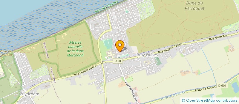 localisation de l'entreprise MONSIEUR MARC VERCRUYSSE  BRAY-DUNES