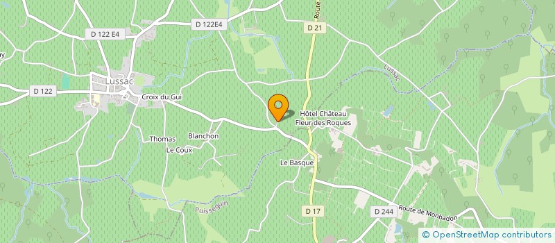 localisation de l'entreprise MONSIEUR MARC VERGNIOL à LUSSAC