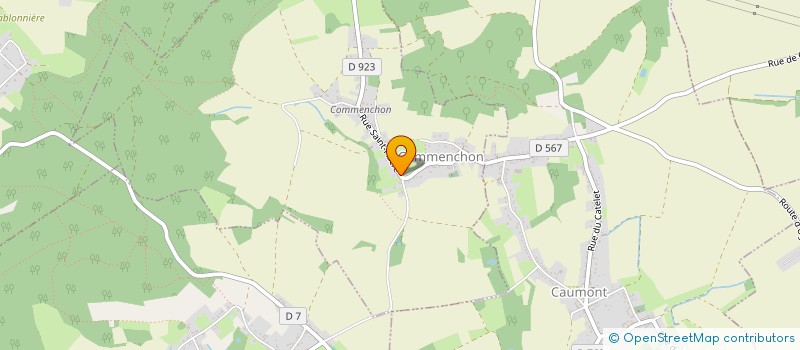 localisation de l'entreprise MONSIEUR MARC VERIN  COMMENCHON