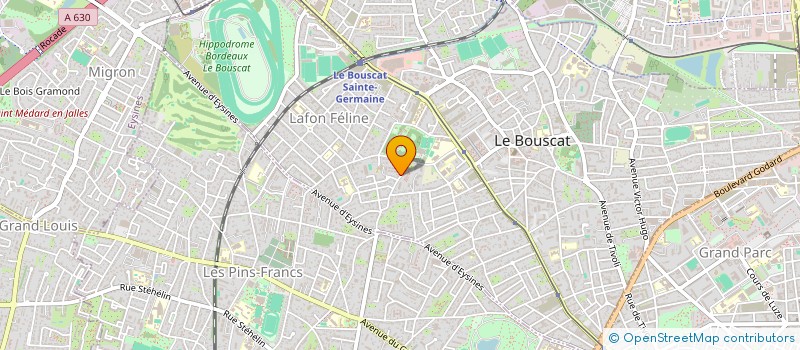 localisation de l'entreprise MONSIEUR MARC VERLUT à LE BOUSCAT