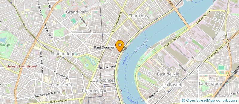 localisation de l'entreprise MONSIEUR MARC VERMEERSCH  BORDEAUX