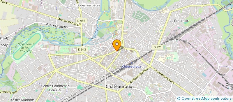 localisation de l'entreprise MONSIEUR MARC VERMET à CHATEAUROUX