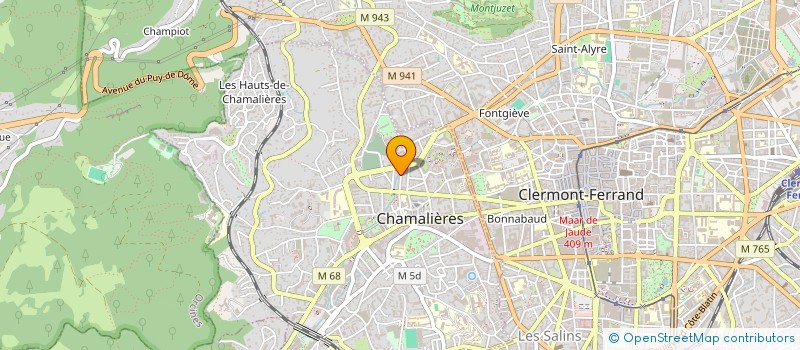 localisation de l'entreprise MONSIEUR MARC VERNE à CHAMALIERES