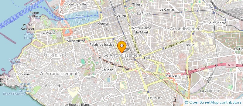 localisation de l'entreprise MONSIEUR MARC VERNET à MARSEILLE