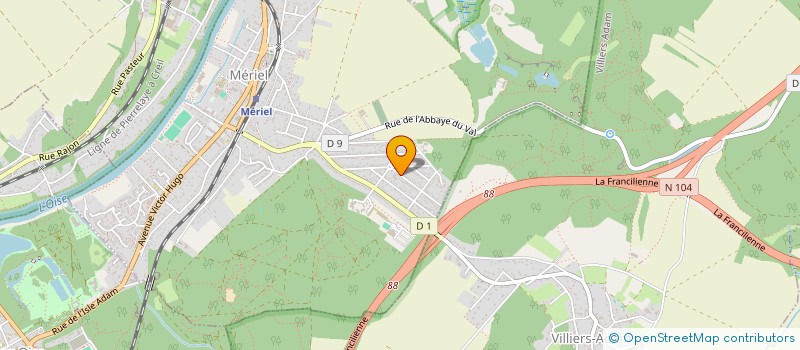 localisation de l'entreprise MONSIEUR MARC VERNIER  MERIEL