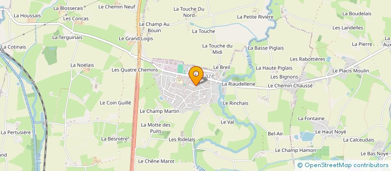 localisation de l'entreprise MONSIEUR MARC VERRIERE  MOUAZE