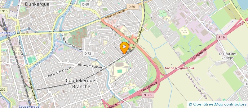 localisation de l'entreprise MONSIEUR MARC VERVOORT  COUDEKERQUE-BRANCHE